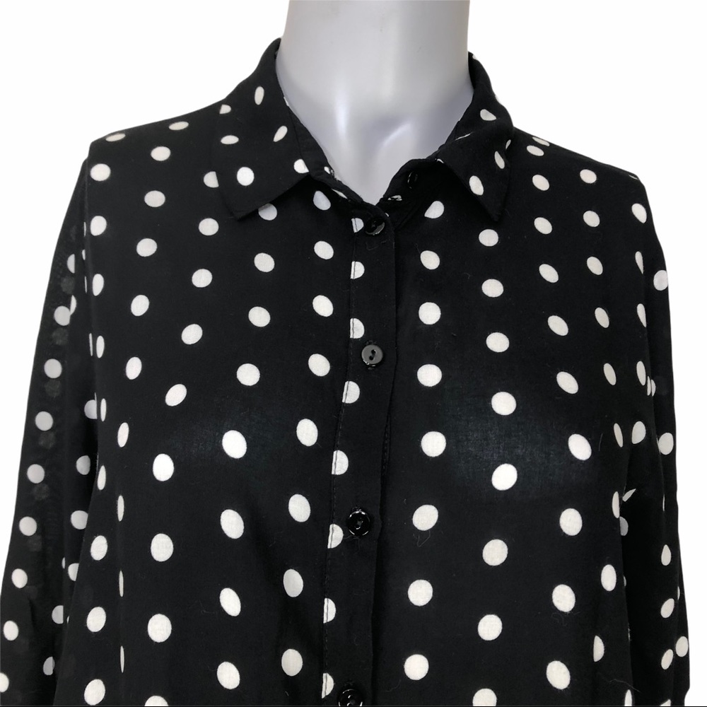 Zara Woman 3/4 sleeve blouse A-line size XS